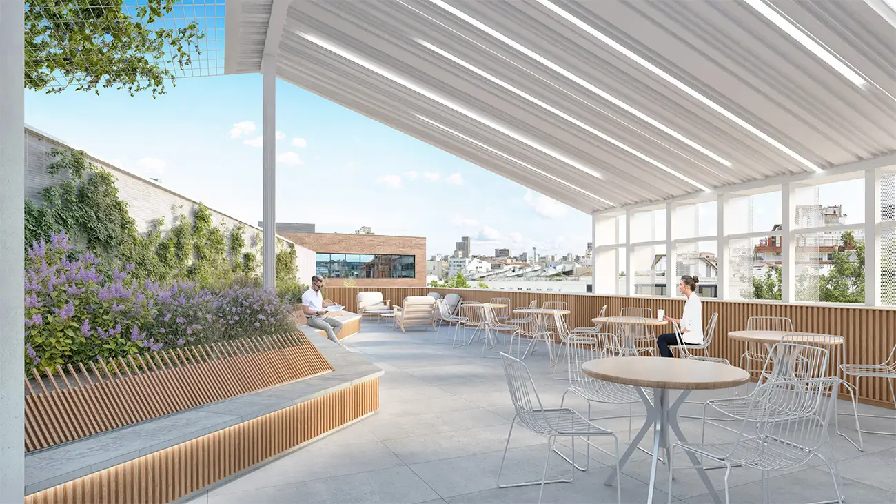 Rooftop Terraza Barcelona, Oficinas en Poble Nou